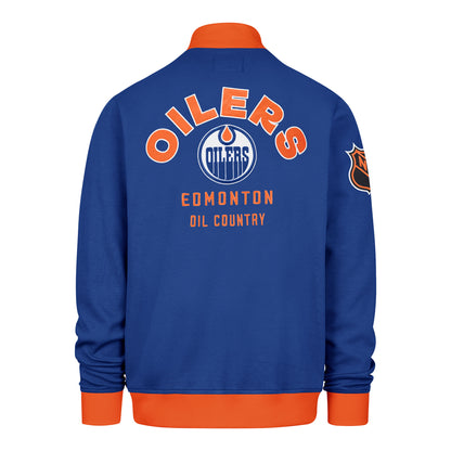 Edmonton Oilers '47 Relief PIQUÉ Track Jacket – NHL Licensed
