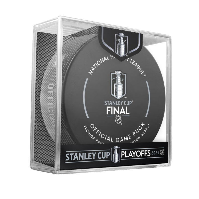 Edmonton Oilers vs Florida Panthers 2024 Stanley Cup Final NHL Game Puck