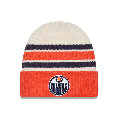 Edmonton Oilers 2024 New Era Vintage Cuffed Knit Hat