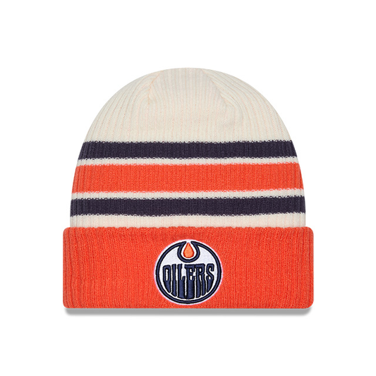 Edmonton Oilers 2024 New Era Vintage Cuffed Knit Hat