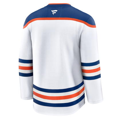 Edmonton Oilers Fanatics Premium Road White Jersey