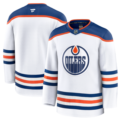Edmonton Oilers Fanatics Premium Road White Jersey