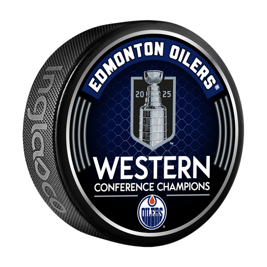 Edmonton Oilers 2025 Western Conference Champions Puck