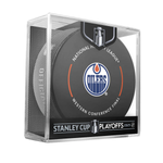 Edmonton Oilers 2025 Western Conference Final NHL Game Puck