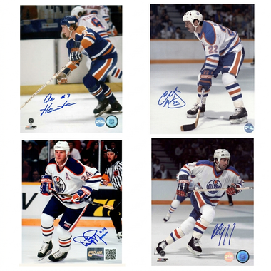 Edmonton Oilers Autographed 8x10 Photo Combo