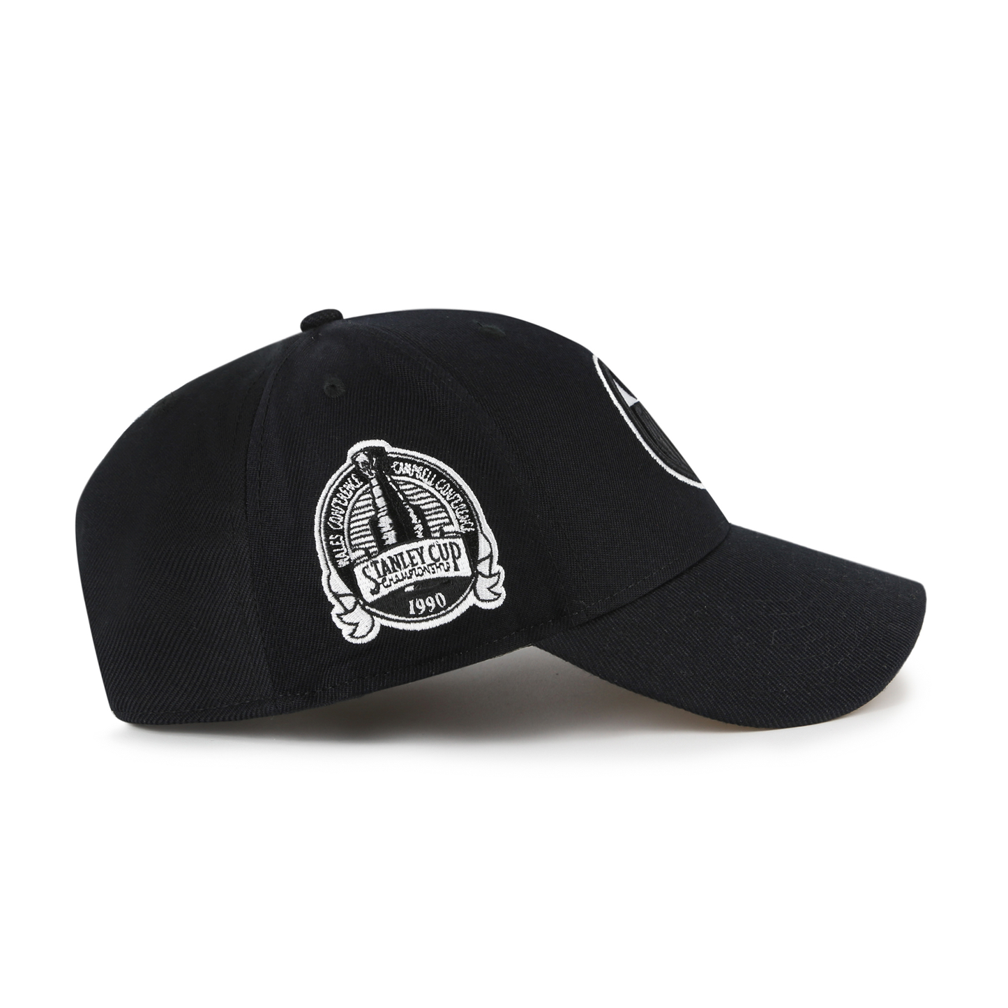 Edmonton Oilers Black And White Sure Shot '47 MVP Cap