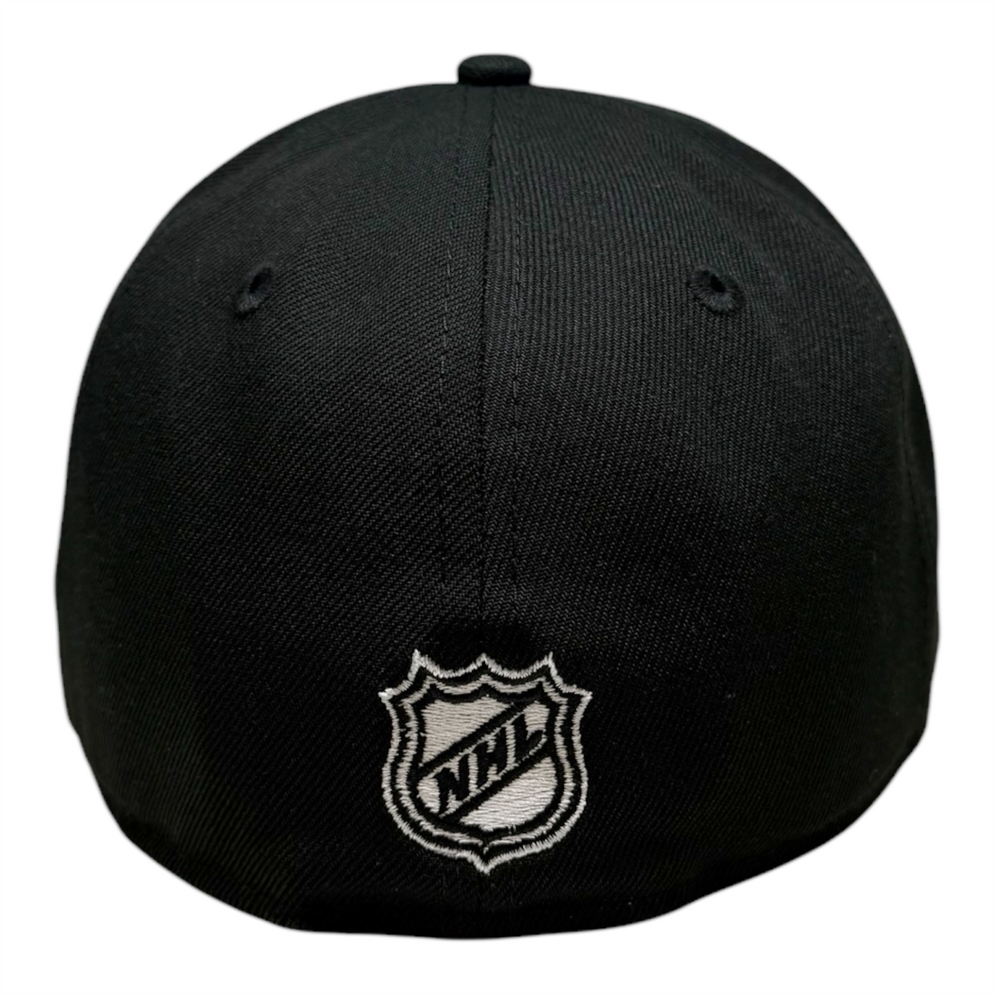 Edmonton Oilers Black White Primary Logo New Era Low Profile 59Fifty Cap