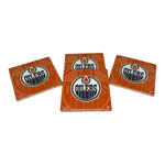 Edmonton Oilers Ceramic Coaster Set Package of 4