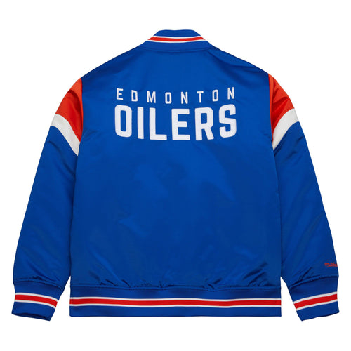 Andy Moog Edmonton Oilers Signed Blue Vintage Pro Jersey – Pro Am