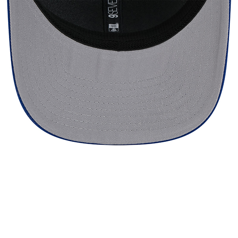 Edmonton Oilers New Era Basic Logo 9SEVENTY Stretch Snap Trucker Hat