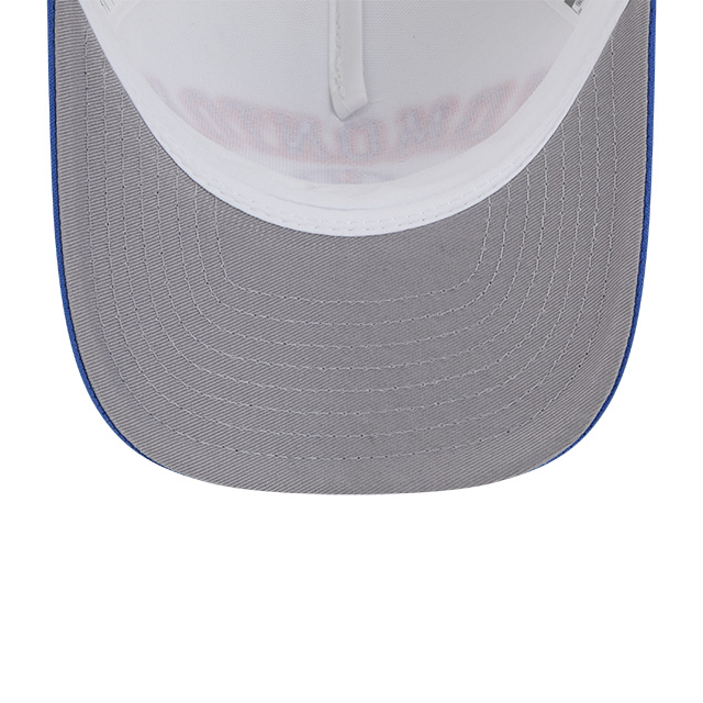 Edmonton Oilers New Era Chrome Arch 9FORTY M-Crown A-Frame Snapback Trucker Hat