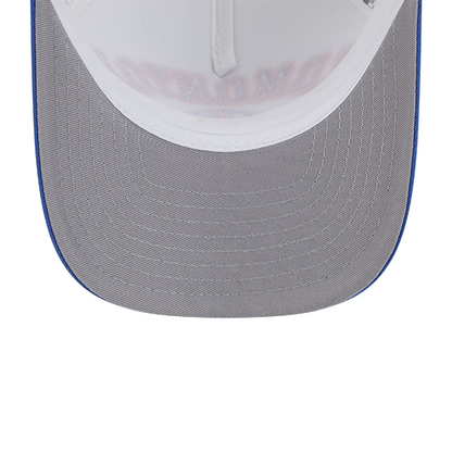 Edmonton Oilers New Era Chrome Arch 9FORTY M-Crown A-Frame Snapback Trucker Hat