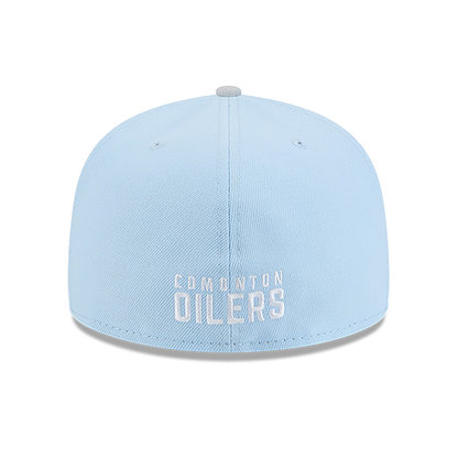 Edmonton Oilers New Era Color Pack Glacial Blue 59FIFTY Fitted Hat