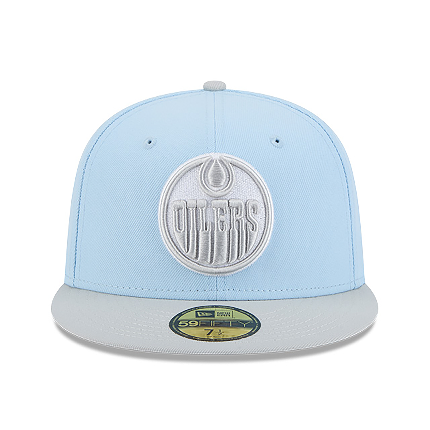 Edmonton Oilers New Era Color Pack Glacial Blue 59FIFTY Fitted Hat