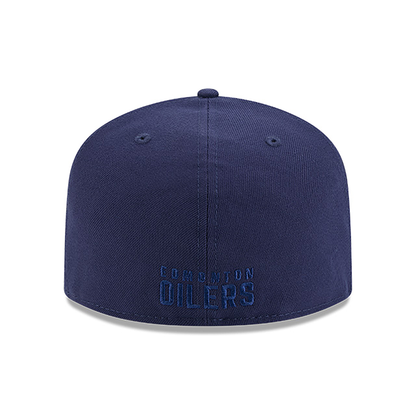 Edmonton Oilers New Era Color Pack Navy 59FIFTY A-Frame Fitted Hat