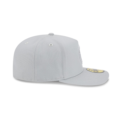 Edmonton Oilers New Era Color Pack Stone Grey 59FIFTY A-Frame Fitted Hat