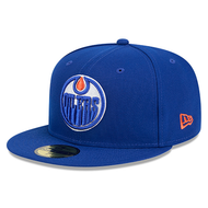 Edmonton Oilers New Era Primary Logo 59FIFTY Fitted Hat