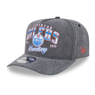 Edmonton Oilers New Era Throwback Washed 9FIFTY A-Frame Snapback Hat