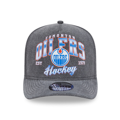 Edmonton Oilers New Era Throwback Washed 9FIFTY A-Frame Snapback Hat