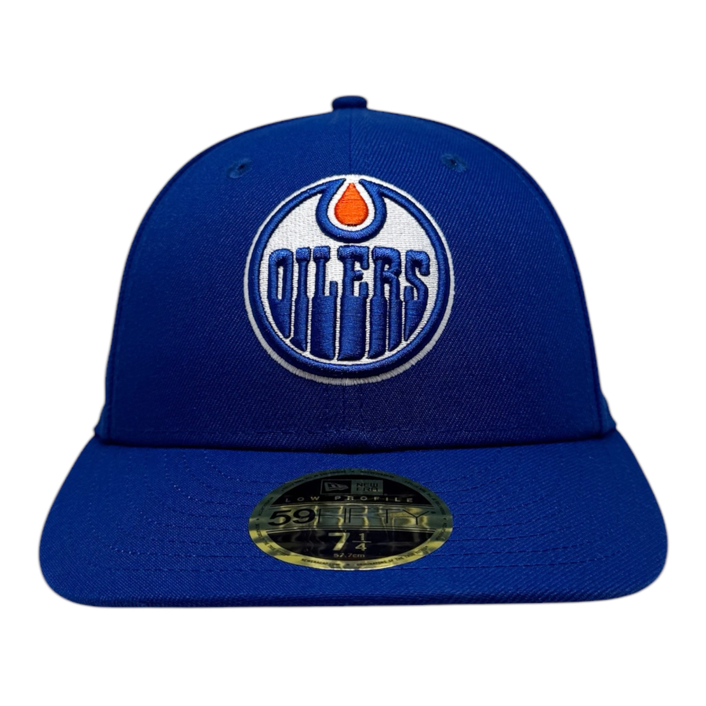 Edmonton Oilers Royal Primary Logo New Era Low Profile 59Fifty Cap