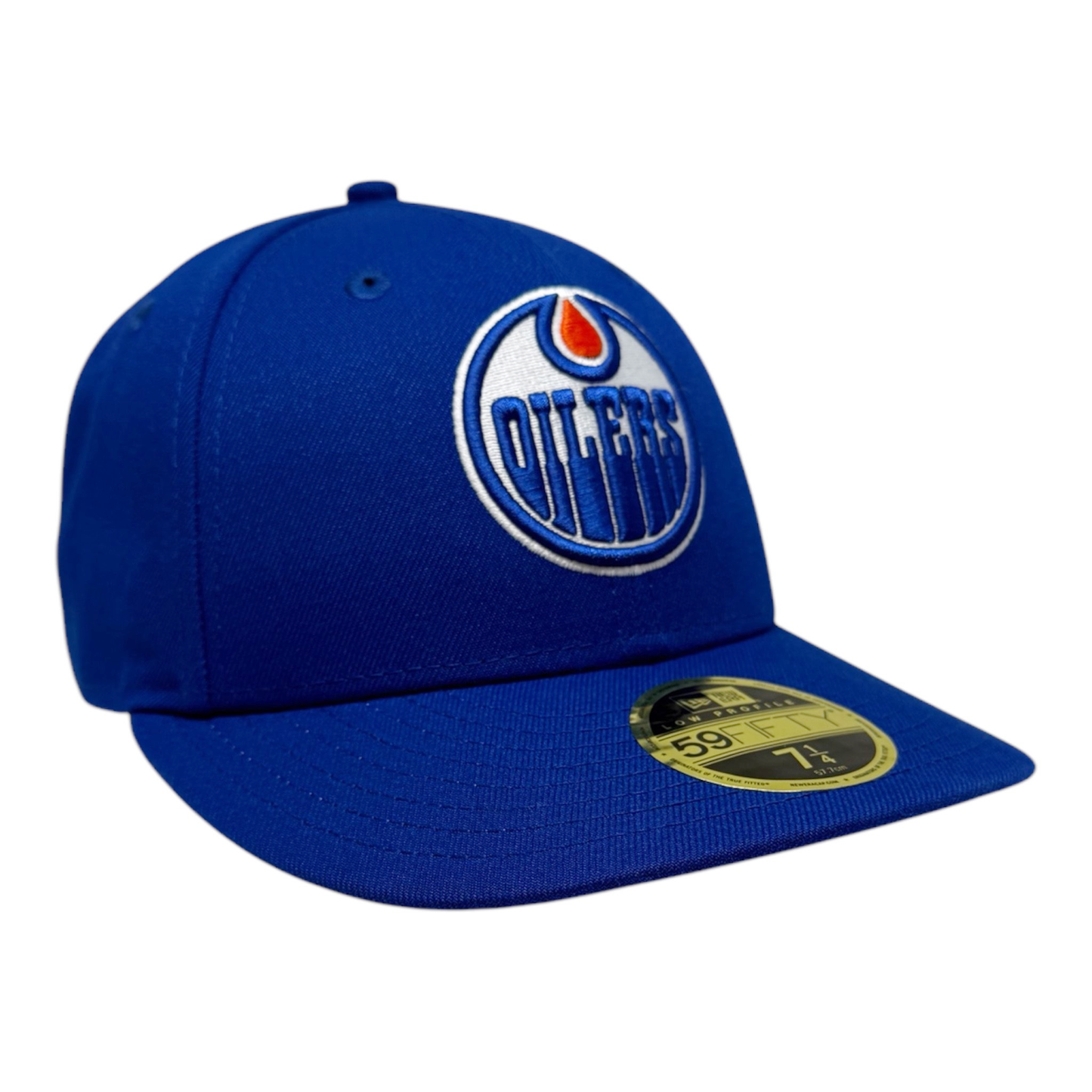 Edmonton Oilers Royal Primary Logo New Era Low Profile 59Fifty Cap