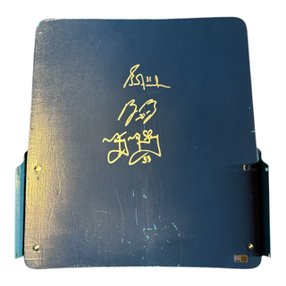 Andy Moog Edmonton Oilers Stanley Cup Era Multi (4) Autographed Northlands Coliseum Seatback