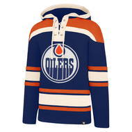 Edmonton Oilers '47 Royal Blue Lacer Hood