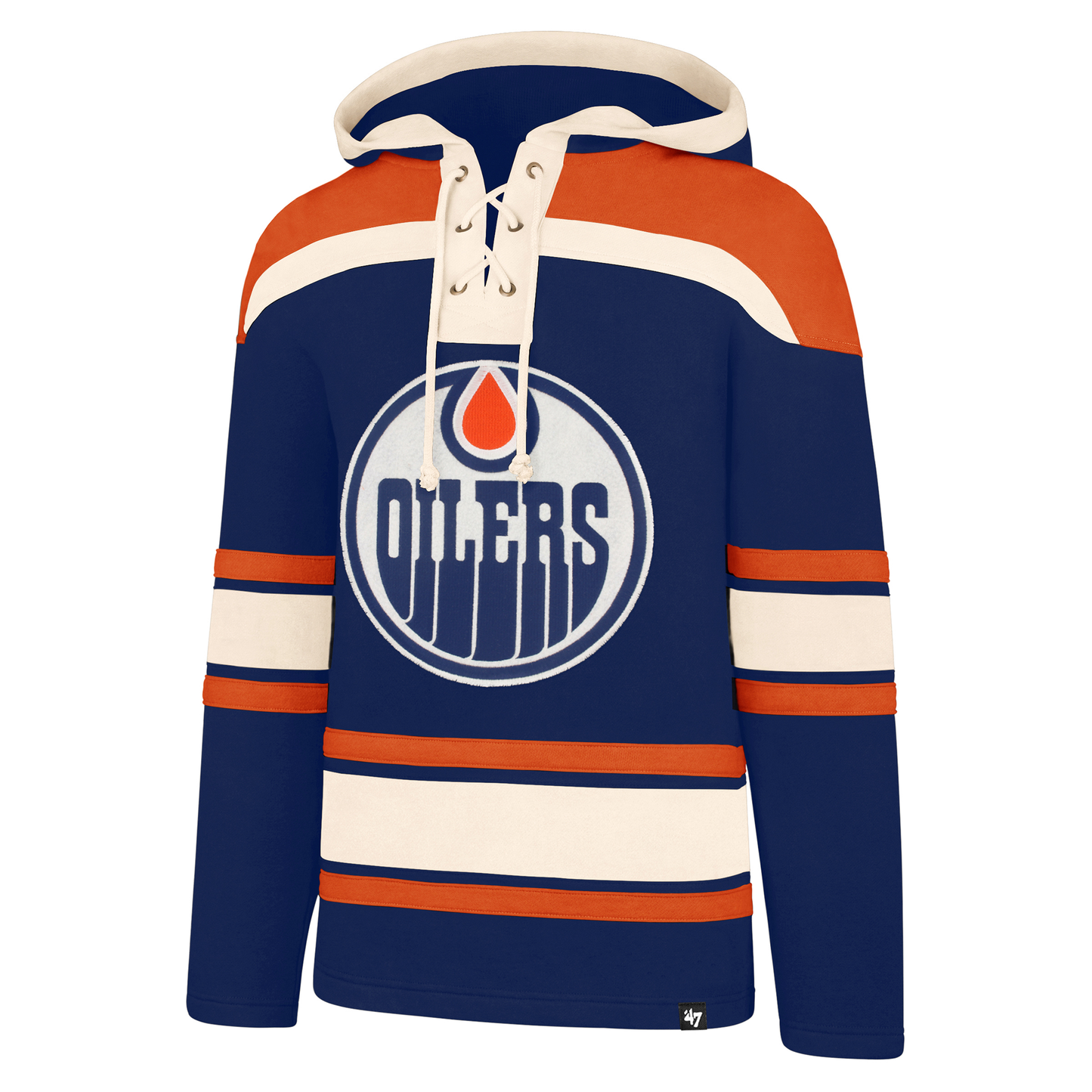 Edmonton Oilers '47 Royal Blue Lacer Hood