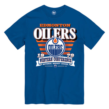 Edmonton Oilers '47 Stripe Splash Tee