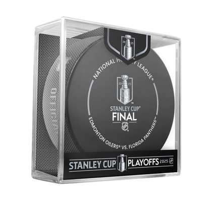 Game 2 Edmonton Oilers vs Florida Panthers 2025 Stanley Cup Final NHL Game Puck