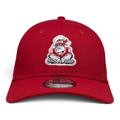 Edmonton Trappers 1982 Red New Era 39Thirty Cap