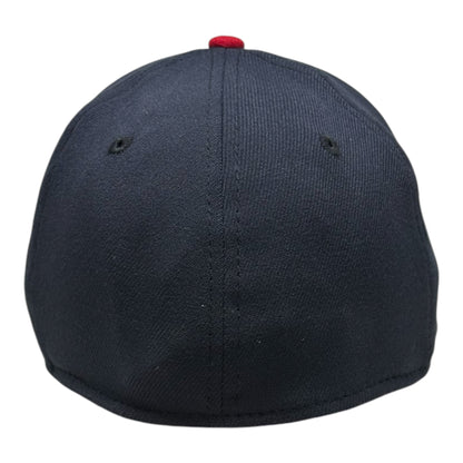 Edmonton Trappers 1989 Navy/Red New Era 39Thirty Cap