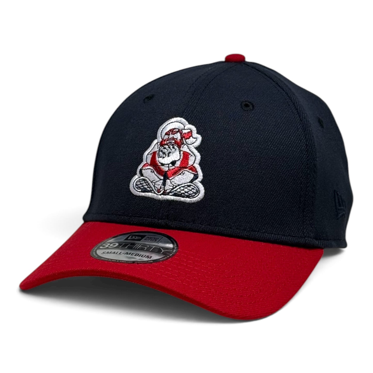 Edmonton Trappers 1989 Navy/Red New Era 39Thirty Cap