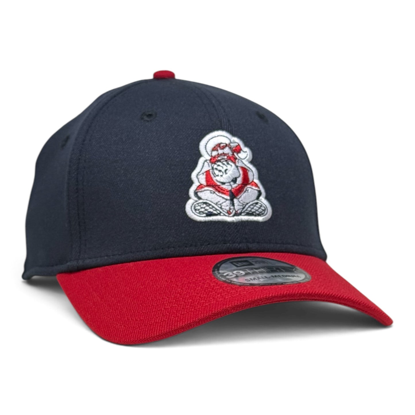 Edmonton Trappers 1989 Navy/Red New Era 39Thirty Cap