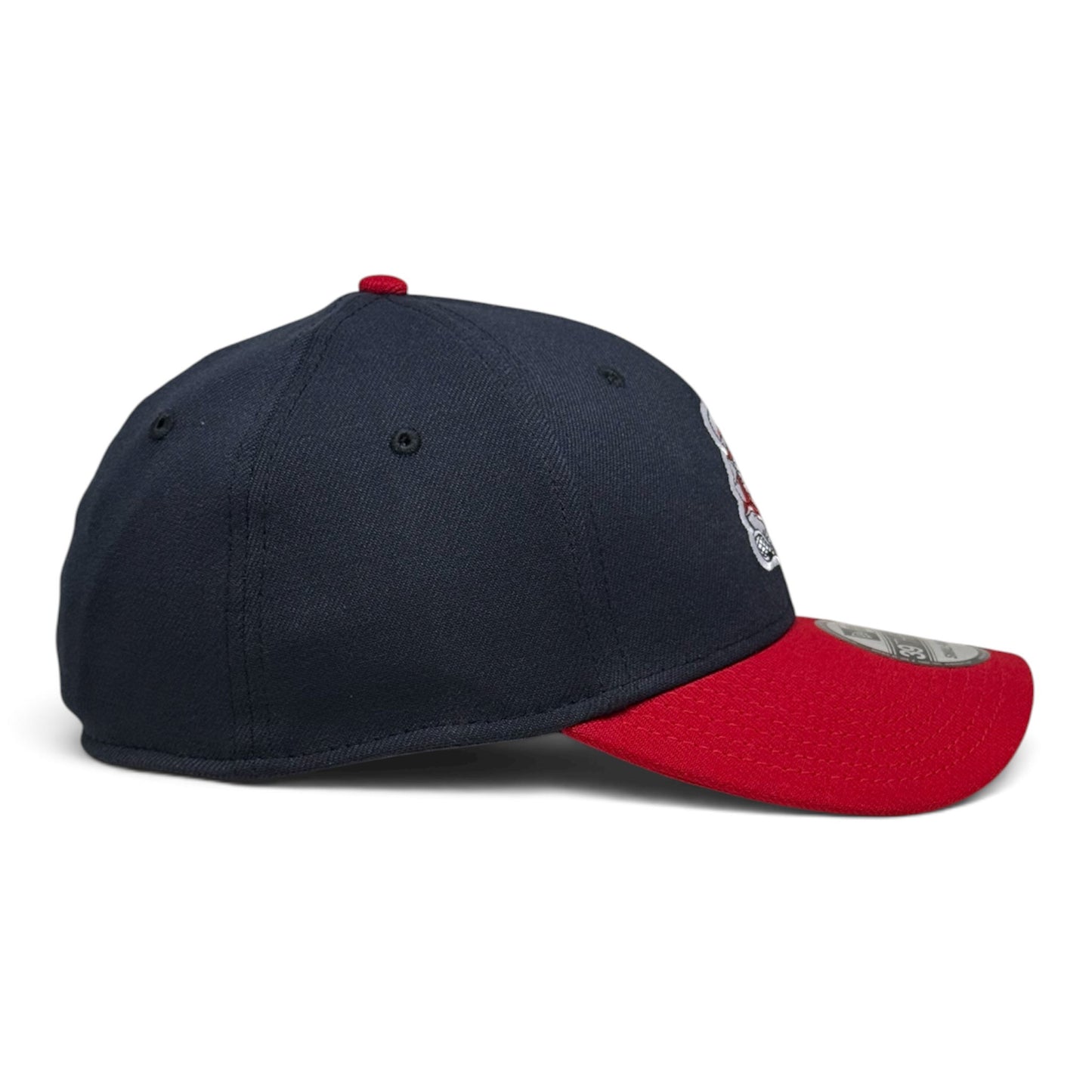 Edmonton Trappers 1989 Navy/Red New Era 39Thirty Cap