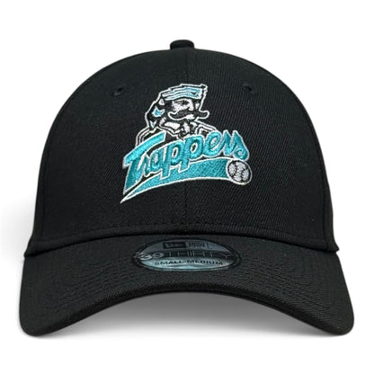 Edmonton Trappers 1996 Black New Era 39Thirty Cap