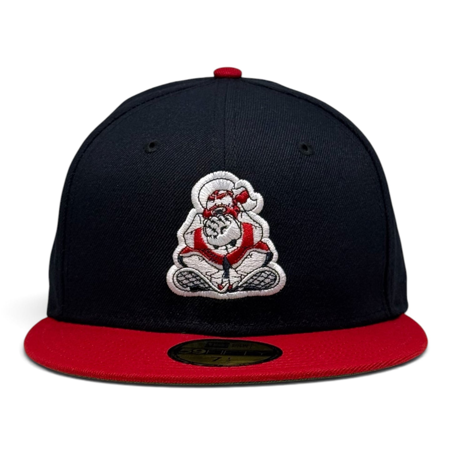 Edmonton Trappers ON-FIELD 1989 Navy/Red New Era 59Fifty Cap
