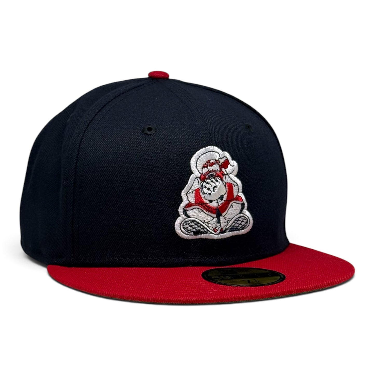 Edmonton Trappers ON-FIELD 1989 Navy/Red New Era 59Fifty Cap