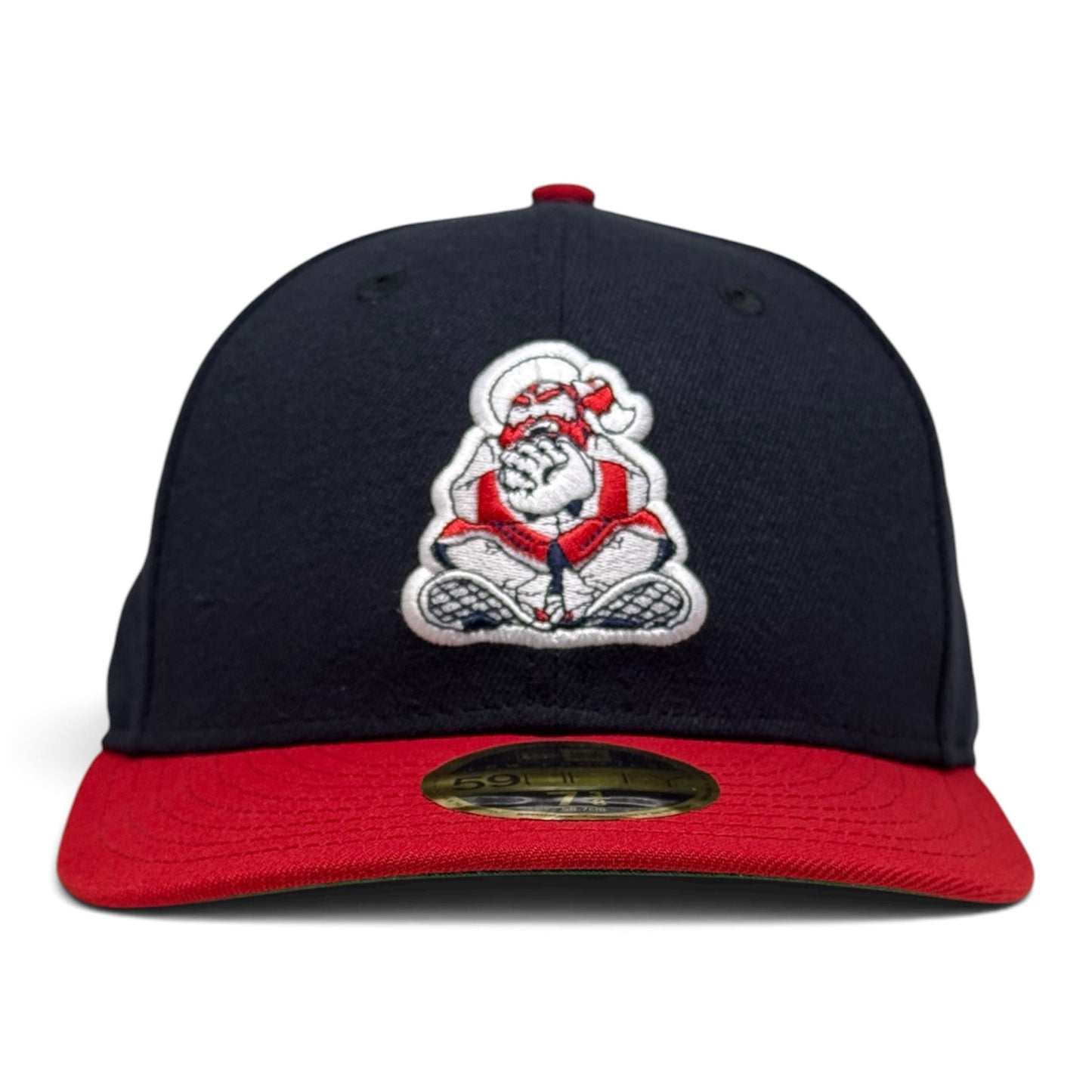Edmonton Trappers ON-FIELD 1989 Navy/Red Low Profile New Era 59Fifty Cap