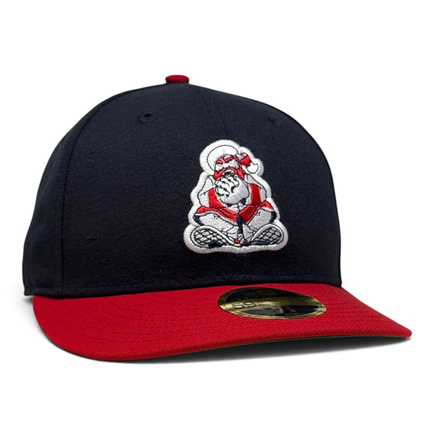 Edmonton Trappers ON-FIELD 1989 Navy/Red Low Profile New Era 59Fifty Cap