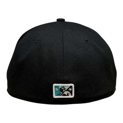 Edmonton Trappers ON-FIELD 1996 Black New Era 59Fifty Cap