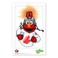 Team Canada Elmo 11x17 Poster Print