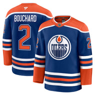 Evan Bouchard Edmonton Oilers Fanatics Premium Home Jersey - Royal Blue
