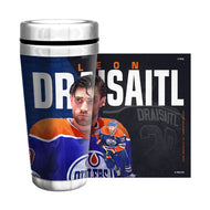 Leon Draisaitl Edmonton Oilers Centerfold 16oz Full Wrap Travel Mug