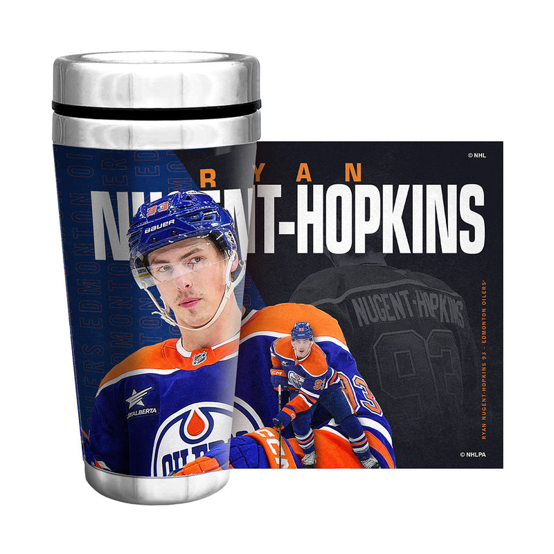 Ryan Nugent-Hopkins Edmonton Oilers Centerfold 16oz Full Wrap Travel Mug