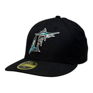 Florida Marlins ON-FIELD Black New Era Low Profile 59Fifty Cap 1995 - 2011