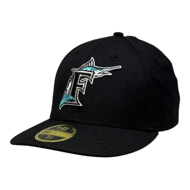 Florida Marlins ON-FIELD Black New Era Low Profile 59Fifty Cap 1995 - 2011