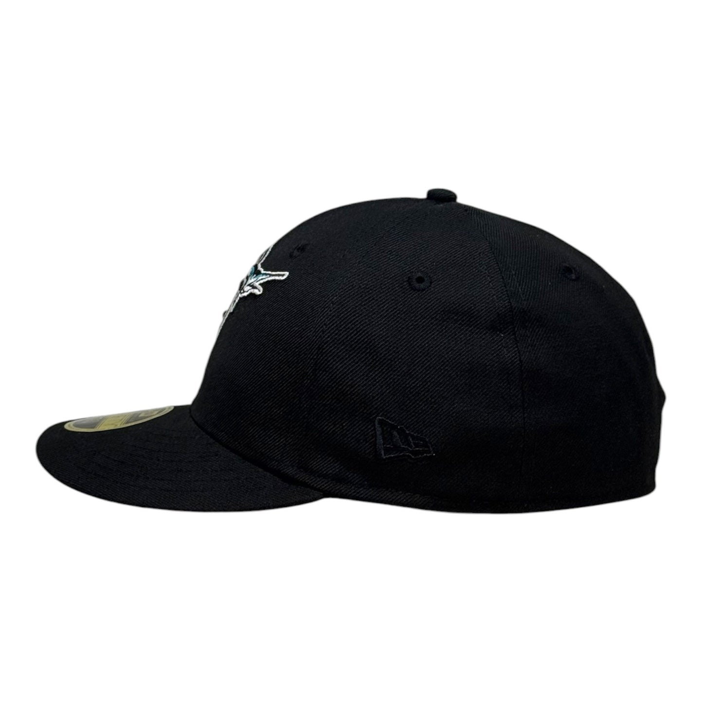 Florida Marlins ON-FIELD Black New Era Low Profile 59Fifty Cap 1995 - 2011