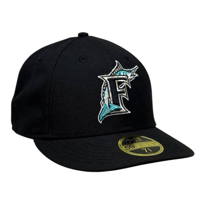 Florida Marlins ON-FIELD Black New Era Low Profile 59Fifty Cap 1995 - 2011