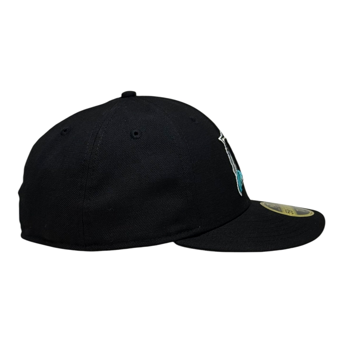 Florida Marlins ON-FIELD Black New Era Low Profile 59Fifty Cap 1995 - 2011